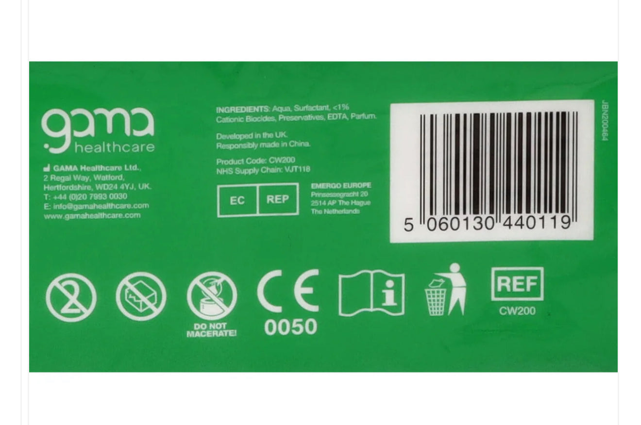 Clinnel Wipes Universal Pack Of 200