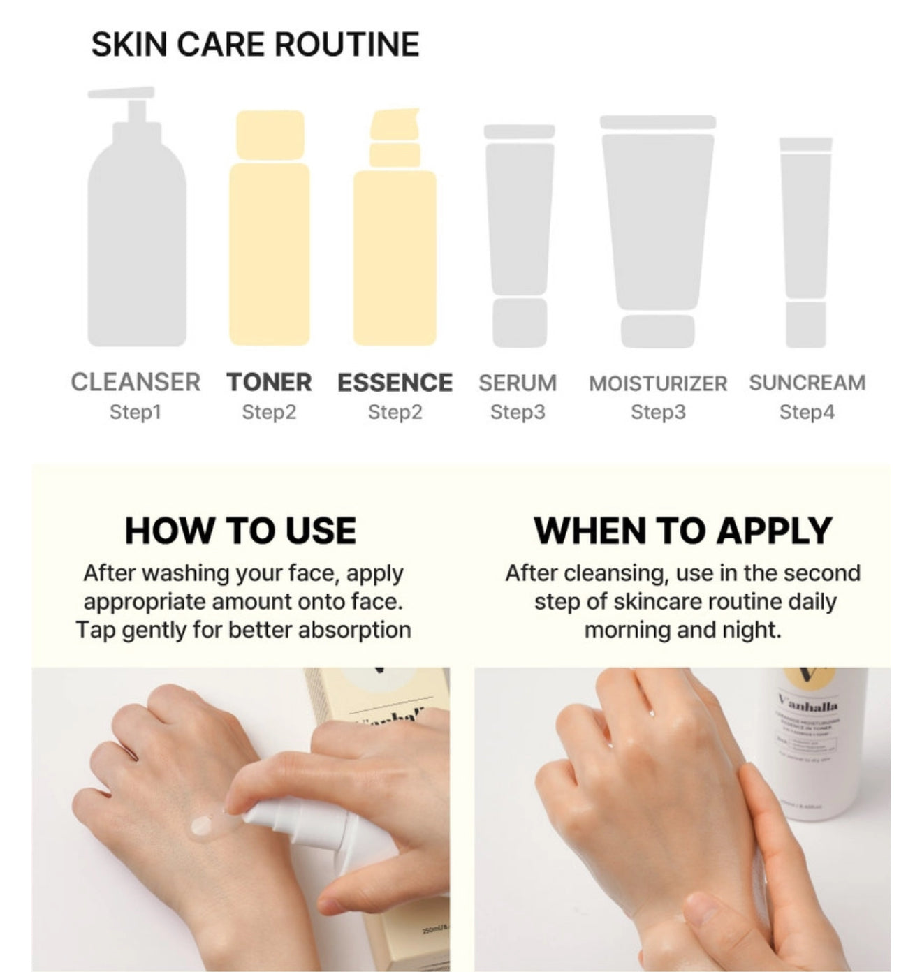 Vanhalla Ceramide Moisturising Essence In Toner (x5) (Pre-Order)